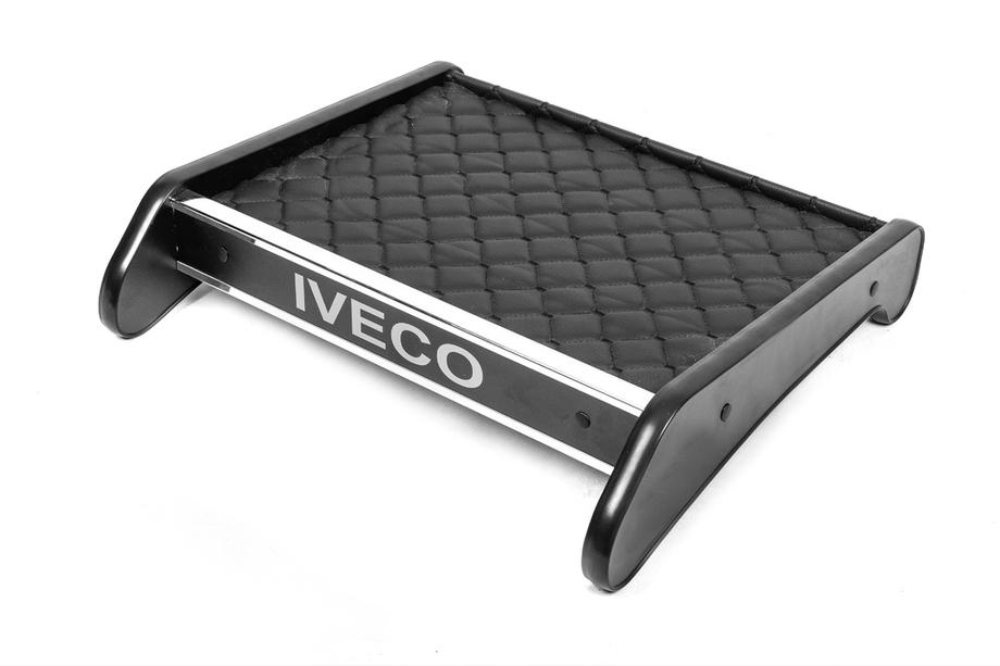 Iveco Daily 2006-2014 Tablette de tableau de bord (Noir avec surpiqûre noire) Photo 1