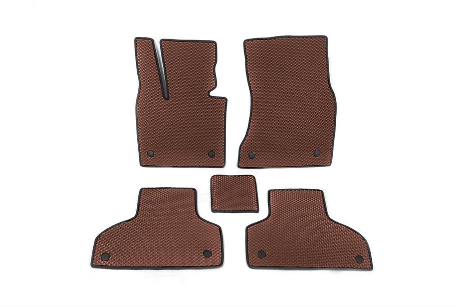 BMW X6 F16 2014-2019 Tapis de sol EVA (Marron) Image