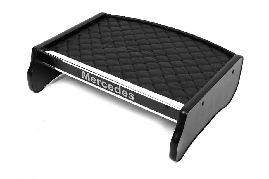 Mercedes Vito W639 2004-2014 Tablette de tableau de bord (Noir avec surpiqûre noire) Image