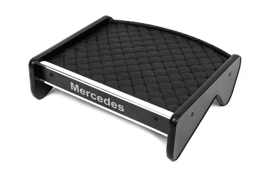 Mercedes T2 (507-814) 1967-1996 Tablette de tableau de bord (Noir avec surpiqûre noire) Image