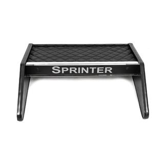 Tablette de tableau de bord (Noir avec surpiqûre noire) Mercedes Sprinter W906 2006–2018 photo 2