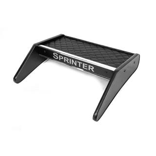 Tablette de tableau de bord (Noir avec surpiqûre noire) Mercedes Sprinter W906 2006–2018 photo 1