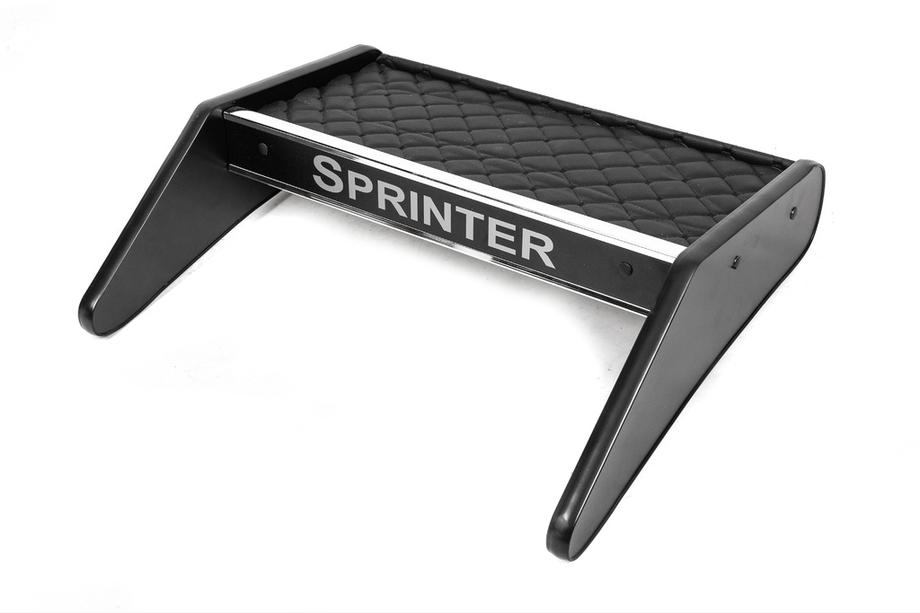Mercedes Sprinter W906 2006–2018 Tablette de tableau de bord (Noir avec surpiqûre noire) Image