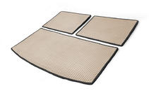 Audi Q7 2005-2015 Tapis de coffre 3 pièces (EVA, beige) (7 places) photo 2