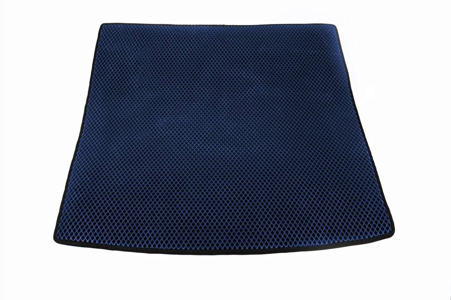 Audi Q7 2005-2015 Tapis de coffre (EVA, Bleu) (5 places) Image