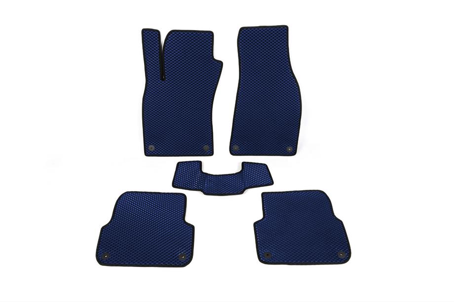 Audi A6 C6 2004-2011 Tapis de sol EVA (bleus, Sedan) Image
