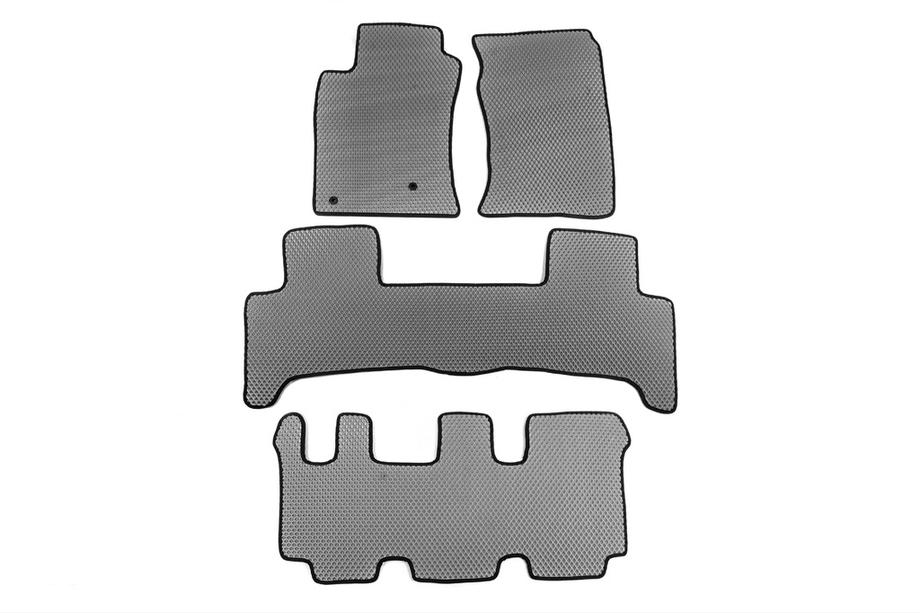 Toyota Land Cruiser Prado 120 2002-2009 Tapis de sol EVA (3 rangées, gris) Image