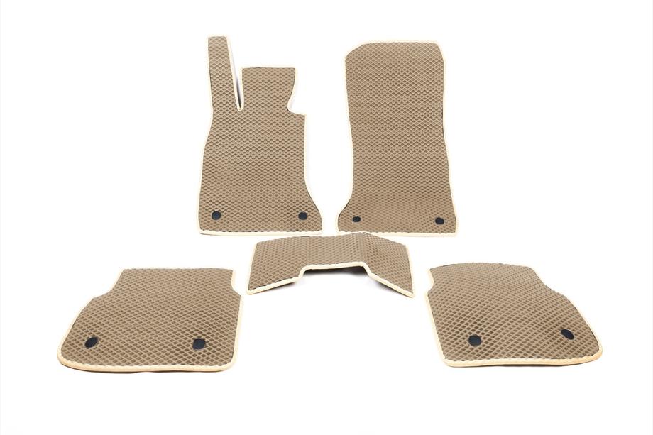 BMW 7 Series F01/F02 2008-2015 Tapis de sol EVA (pour F02, Beige) Image
