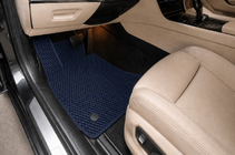 BMW 7 Series F01/F02 2008-2015 Tapis de sol EVA (pour F02, Bleu) photo 1