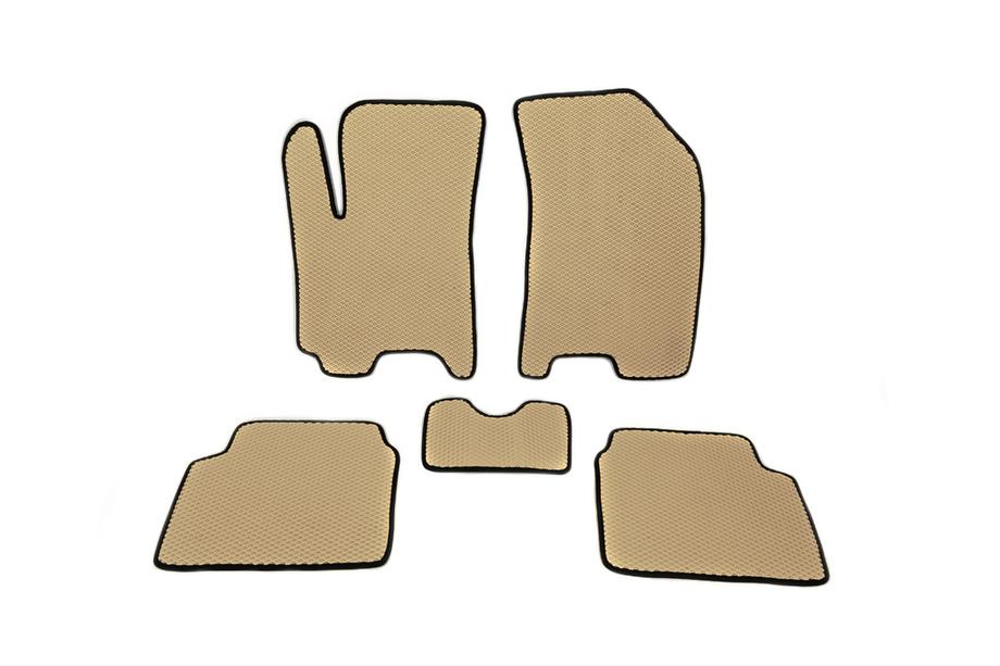 Chevrolet Aveo T200 2002-2008 Tapis de sol EVA (Beige) Image