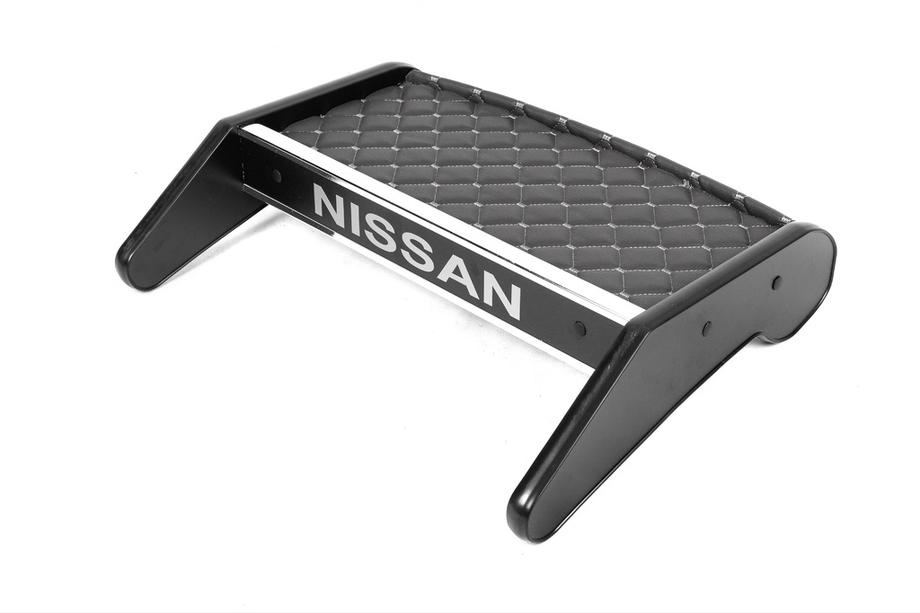 Nissan Primastar 2002-2014 Tablette de tableau de bord (2010-2014, Gris avec surpiqûre grise) Image