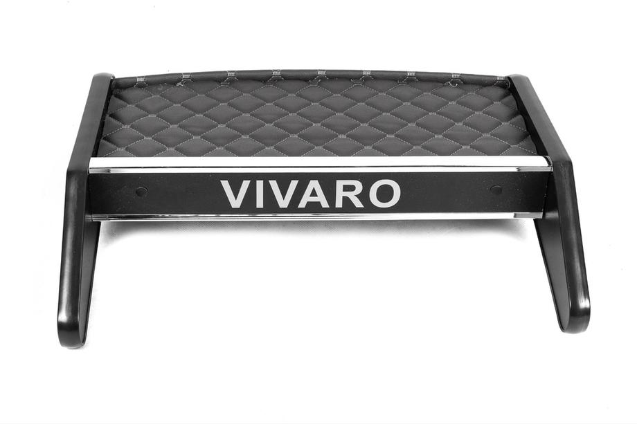 Opel Vivaro 2001–2015 Tablette de tableau de bord (2010-2014, Gris avec surpiqûre grise) Photo 2