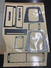 Audi A4 B6 2000-2004 Kit de garnitures de tableau de bord (8 pièces, carbone) photo 1