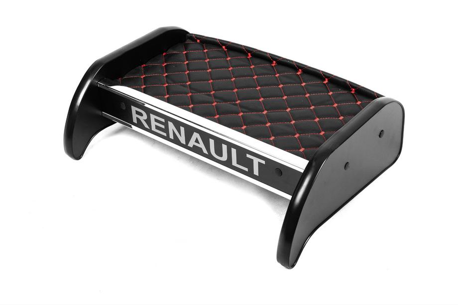 Renault Kangoo 2008–2020 Tablette de tableau de bord (Noir avec surpiqûre rouge) Image