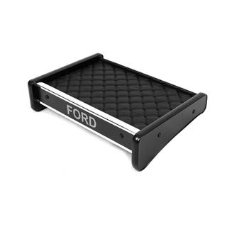 Tablette de tableau de bord (Noir avec surpiqûre noire) photo 1