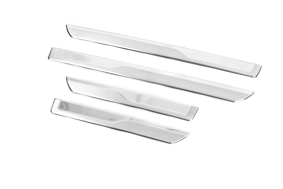 Skoda Kodiaq 2016-2023 Seuils de porte OmsaLine (4 pcs, inox) Photo 2