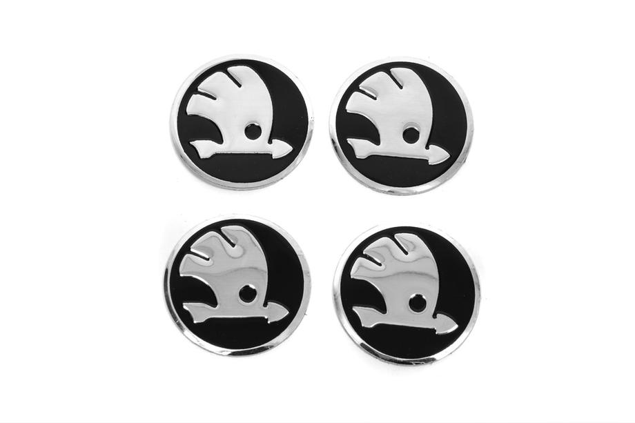 Skoda Autocollants pour cabochons de jantes V1 60mm (4pcs) Image