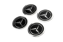 Mercedes-Benz Autocollants pour cabochons de jantes V1 60mm (4pcs) photo 2