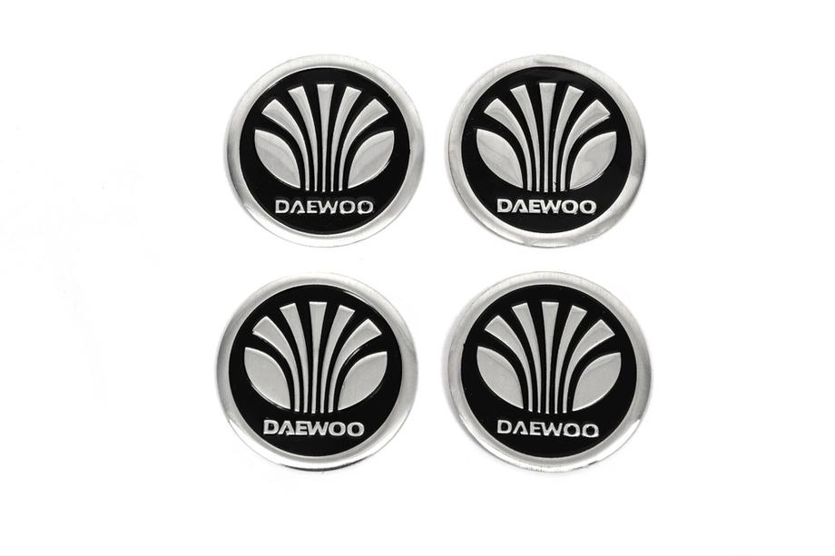 Daewoo Autocollants pour cabochons de jantes V1 60mm (4pcs) Image