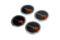 Autocollants pour cabochons de jante TypeR V1 60mm (4pcs) photo 1