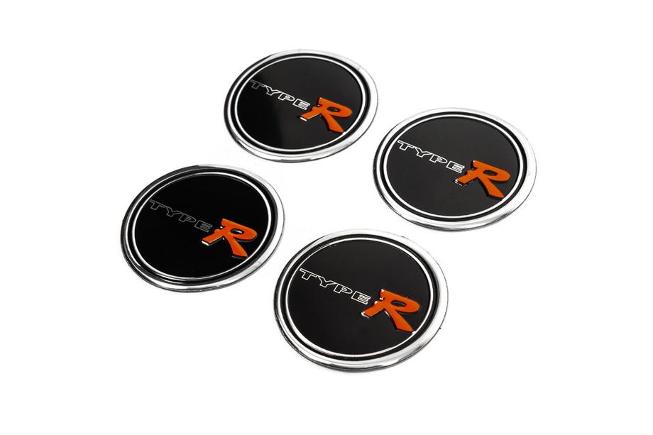 Autocollants pour cabochons de jante TypeR V1 60mm (4pcs) Image