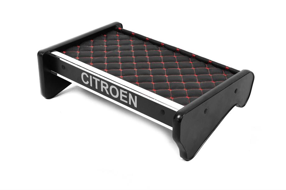 Citroen Jumper 1995-2006 Tablette de tableau de bord 1995-1999 (Noir avec surpiqûre rouge) Image