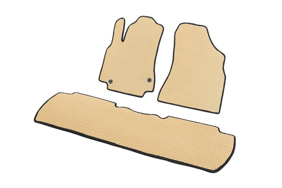Peugeot Partner Tepee 2008-2018 Tapis de sol EVA (Beige) Avant + arrière + seuils de porte (5 pcs) Photo 4