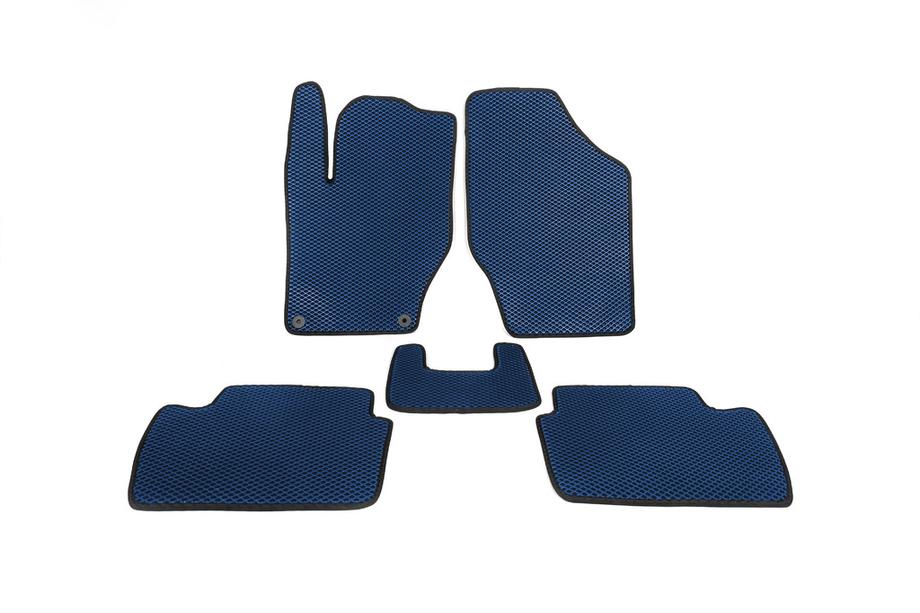 Citroen C-4 2010-2018 Tapis de sol EVA (Bleus) Image