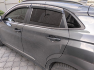Hyundai Kona 2017-2023 Déflecteurs de vitres avec moulure chromée (4 pcs, Niken) photo 7
