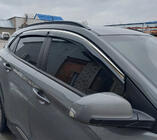 Hyundai Kona 2017-2023 Déflecteurs de vitres avec moulure chromée (4 pcs, Niken) photo 1