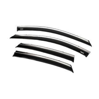 Déflecteurs de vitres avec moulure chromée (4 pcs, Niken) Hyundai Kona 2017-2023 photo 4