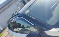 Peugeot 2008 2019- Déflecteurs de vitres avec moulure chromée (4 pcs, Niken) photo 3