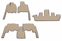 Chrysler Voyager 2001-2007 Tapis de sol (3 rangées, EVA, beige) photo 2