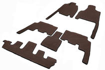 Chrysler Voyager 2001-2007 Tapis de sol (3 rangées, EVA, marron) photo 2