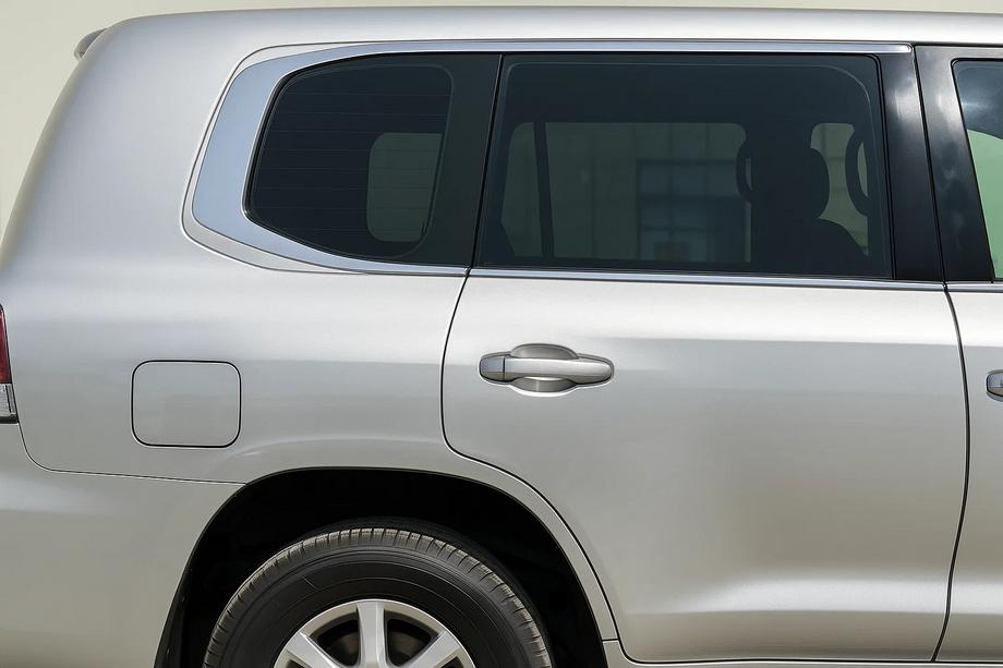 Toyota Land Cruiser 200 2007-2021 Encadrement de Fenêtres Chromé Design LC300 (Acier Inoxydable) Photo 2