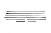 Volkswagen Touran 2010-2015 Encadrement de vitres exterieur inox (8 pcs) Carmos - Acier Inoxydable Turc photo 3