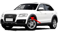 Audi Q5 2008-2017 Bavettes Premium (lot de 4, avec élargisseurs d'ailes larges) photo 3