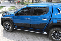 Fiat Fullback 2016- Moulures de portes EuroCap (6 pcs, ABS) photo 3