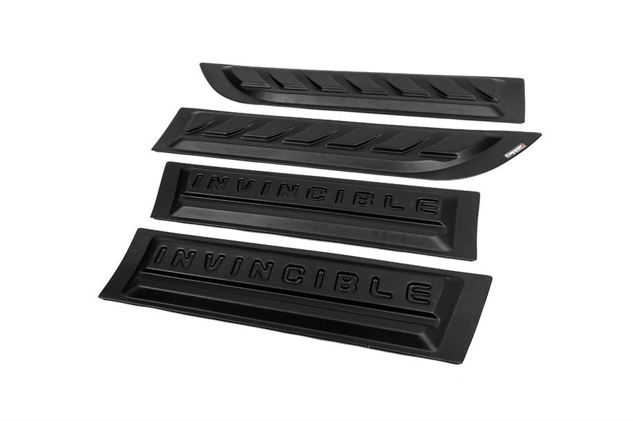 Toyota Hilux 2015- Moulures de porte EuroCap (4 pcs, ABS) Image