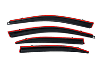 Chevrolet Malibu 2011-2018 Déflecteurs de vitres avec moulure chromée (4 pcs, Niken) photo 5