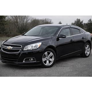 Déflecteurs de vitres avec moulure chromée (4 pcs, Niken) Chevrolet Malibu 2011-2018 photo 1