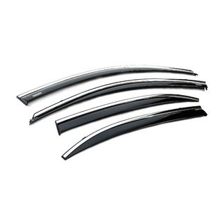 Déflecteurs de vitres avec moulure chromée (4 pcs, Niken) Chevrolet Malibu 2011-2018 photo 4