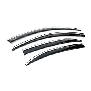 Déflecteurs de vitres avec moulure chromée (4 pcs, Niken) Chevrolet Malibu 2011-2018 photo 4