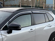 Toyota Corolla Cross 2020- Déflecteurs de vitres avec moulure chromée (4 pcs, Niken) photo 1