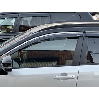 Déflecteurs de vitres avec moulure chromée (4 pcs, Niken) photo 2