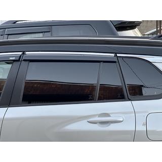 Déflecteurs de vitres avec moulure chromée (4 pcs, Niken) photo 3