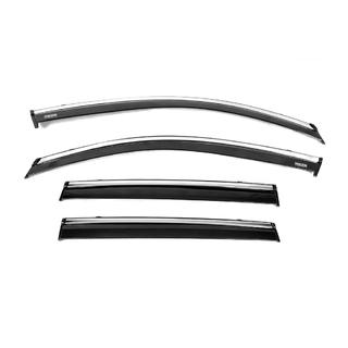 Déflecteurs de vitres avec moulure chromée (4 pcs, Niken) photo 4