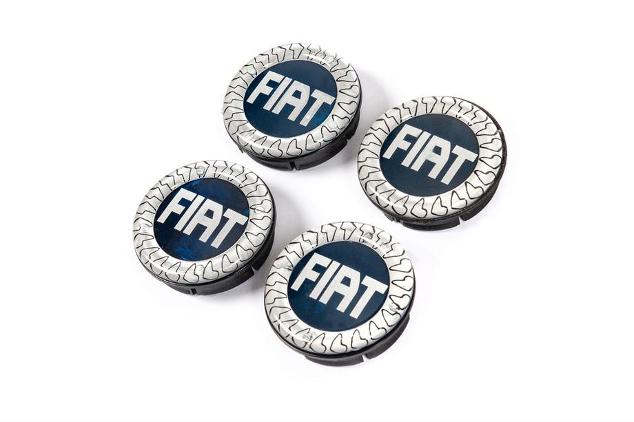 Fiat Cabochons de jante V3 49/42.5 mm bleu (4 pcs, 46746586) Image