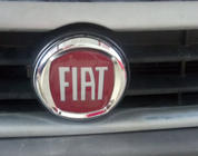 Fiat Emblème (rouge V2, autocollant) photo 3