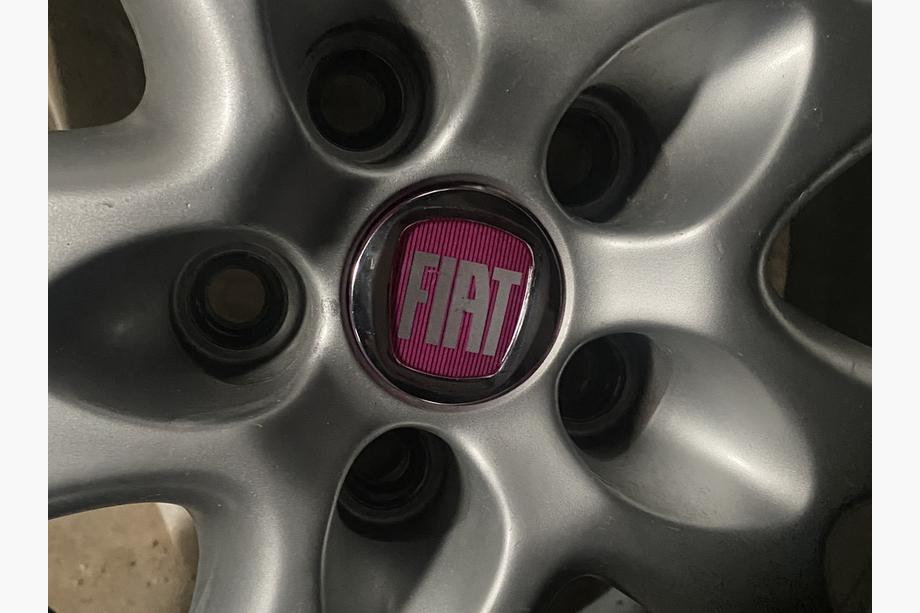 Fiat Cabochons de jante V2 49/42.5 mm rouges (4 pcs, 0735448759) Photo 2